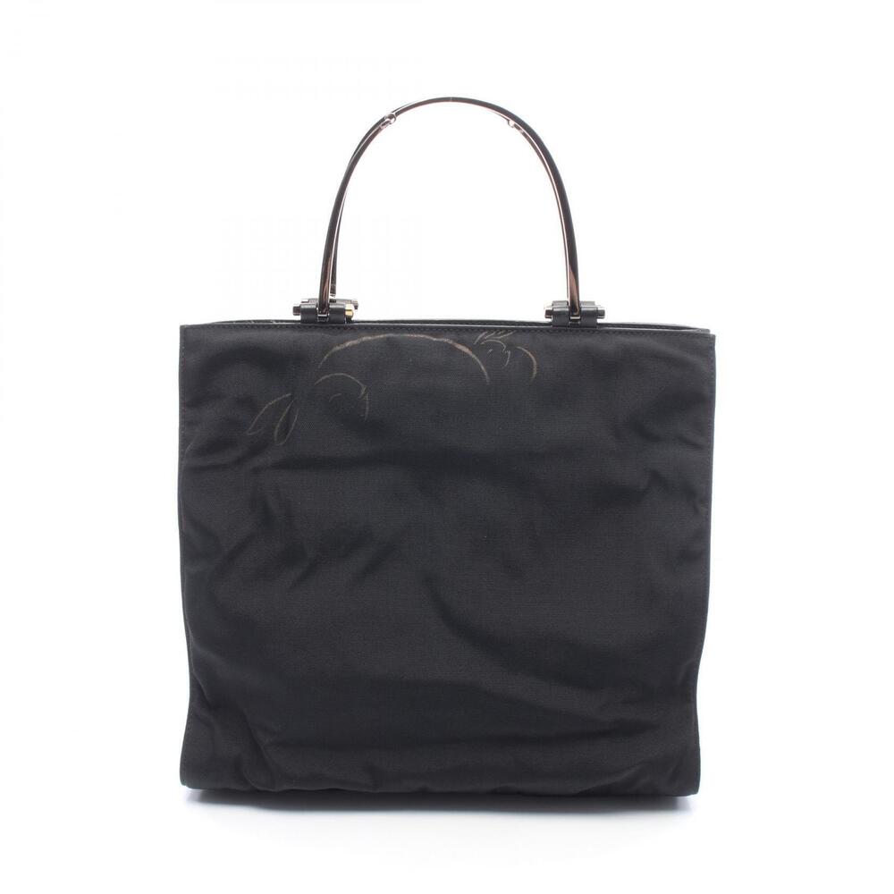 Gucci Leather Tote Bag Black